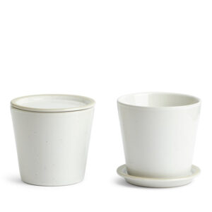 Urban Dining Thermal White Mug with Coaster/Lid Set of 4